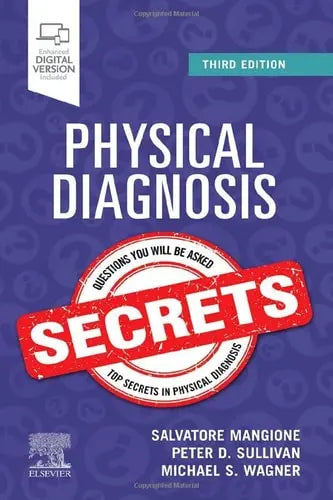 Physical Diagnosis Secrets by Salvatore Mangione 3rd Edition ISBN 9780323263368