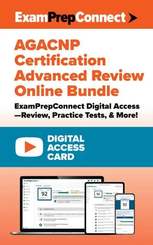 AGACNP Certification Advanced Review Online Bundle (Digital Access Card): ExamPrepConnect Digital AccessâReview, Practice Tests, & More! by Springer Publishing Company ISBN: 978-0826159281