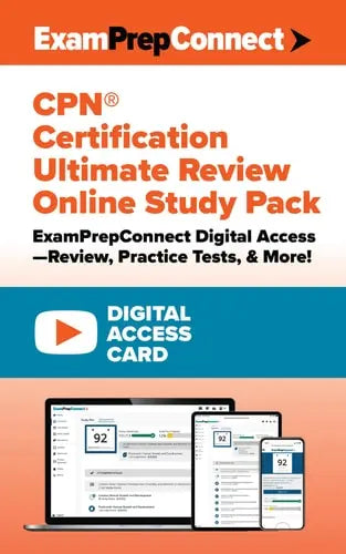 CPN® Certification Ultimate Review Online Study Pack (Digital Access Card): ExamPrepConnect Digital Access―Review, Practice Tests, & More! by Springer Publishing Company ISBN: 978-0826188120