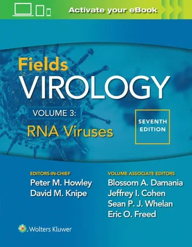 Fields Virology RNA Viruses by David M. Knipe ISBN: 978-1975112608