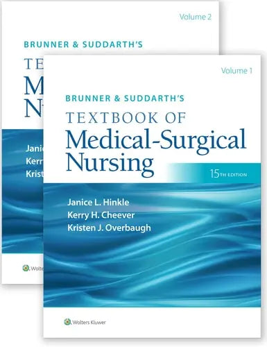 Brunner & Suddarth's Textbook of Medical-Surgical Nursing (2 Volumes) by Janice L. Hinkle ISBN: 978-1975168285
