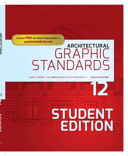 Architectural Graphic Standards by American Institute of Architects ISBN: 978-1119312512