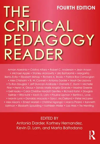 The Critical Pedagogy Reader by Antonia Darder ISBN: 978-1032260136