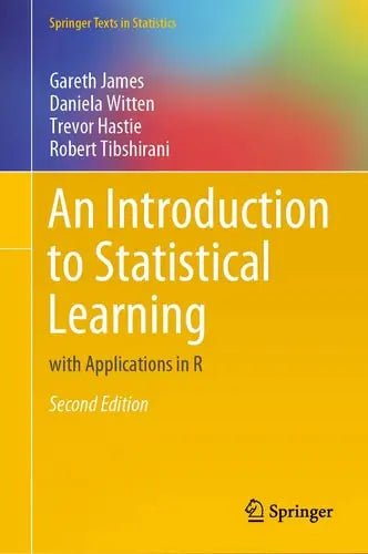An Introduction to Statistical Learning with Applications in R by Gareth James ISBN: 978-1071614174