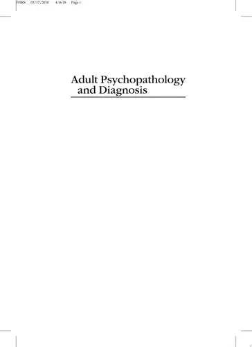 Adult Psychopathology and Diagnosis by Deborah C. Beidel ISBN: 978-1119383604