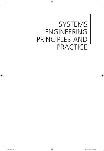 Systems Engineering Principles and Practice by Alexander Kossiakoff ISBN: 978-1119516668