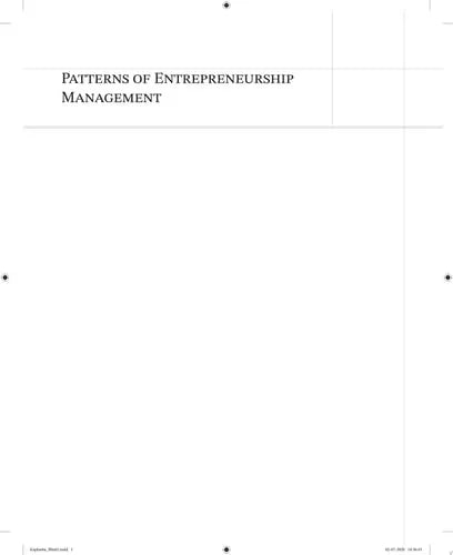 Patterns of Entrepreneurship Management by Jack M. Kaplan ISBN: 978-1119703068
