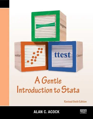 A Gentle Introduction to Stata by Alan C. Acock ISBN: 978-1597183673