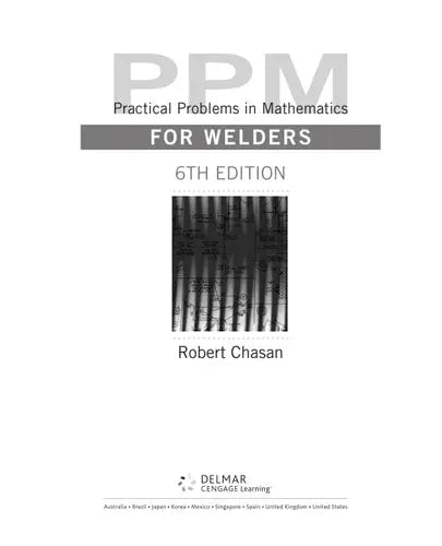 Practical Problems in Mathematics for Welders by Robert Chasan ISBN: 978-1111313593