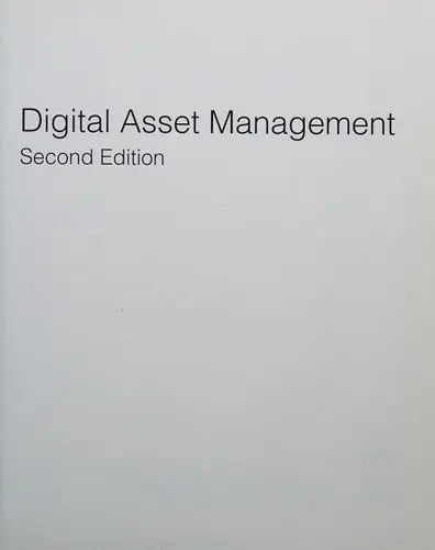 Digital Asset Management ISBN 9780240808680