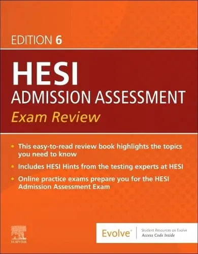 Admission Assessment Exam Review 6th by HESI 978-0443114090