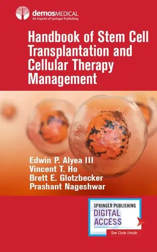 Handbook of Stem Cell Transplantation and Cellular Therapy Management by Edwin P. Alyea 978-0826139931