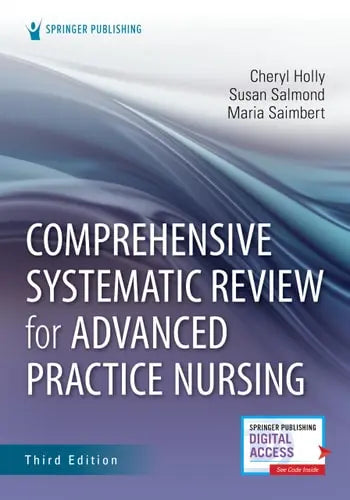 Comprehensive Systematic Review for Advanced Practice Nursing by Cheryl Holly ISBN: 978-0826152251