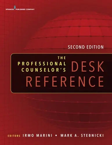 The Professional Counselor's Desk Reference, Second Edition by Dr. Irmo Marini ISBN: 978-0826171818