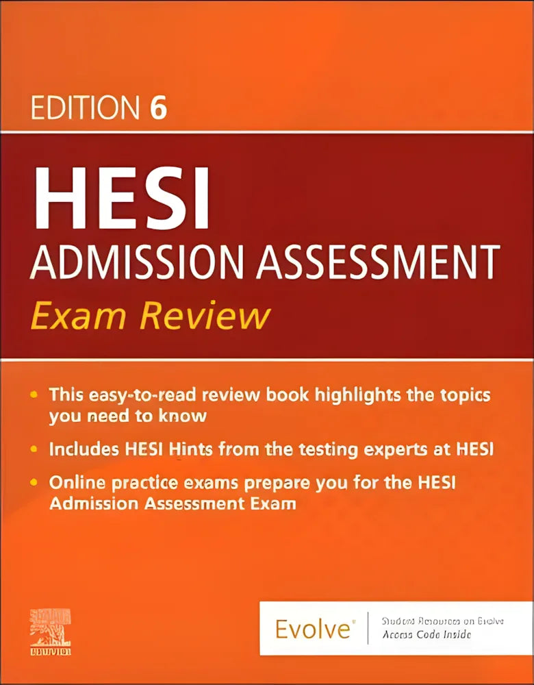 Admission Assessment Exam Review 6th by HESI 978-0443114090