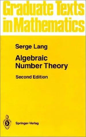 Algebraic Number Theory by Serge Lang 978-0387942254